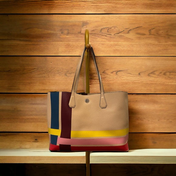 Tory Burch Handbags - Tory Burch: Rare Multi-Color Perry Tote
